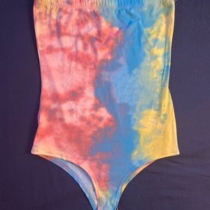 TieDye Tubetop Bodysuit